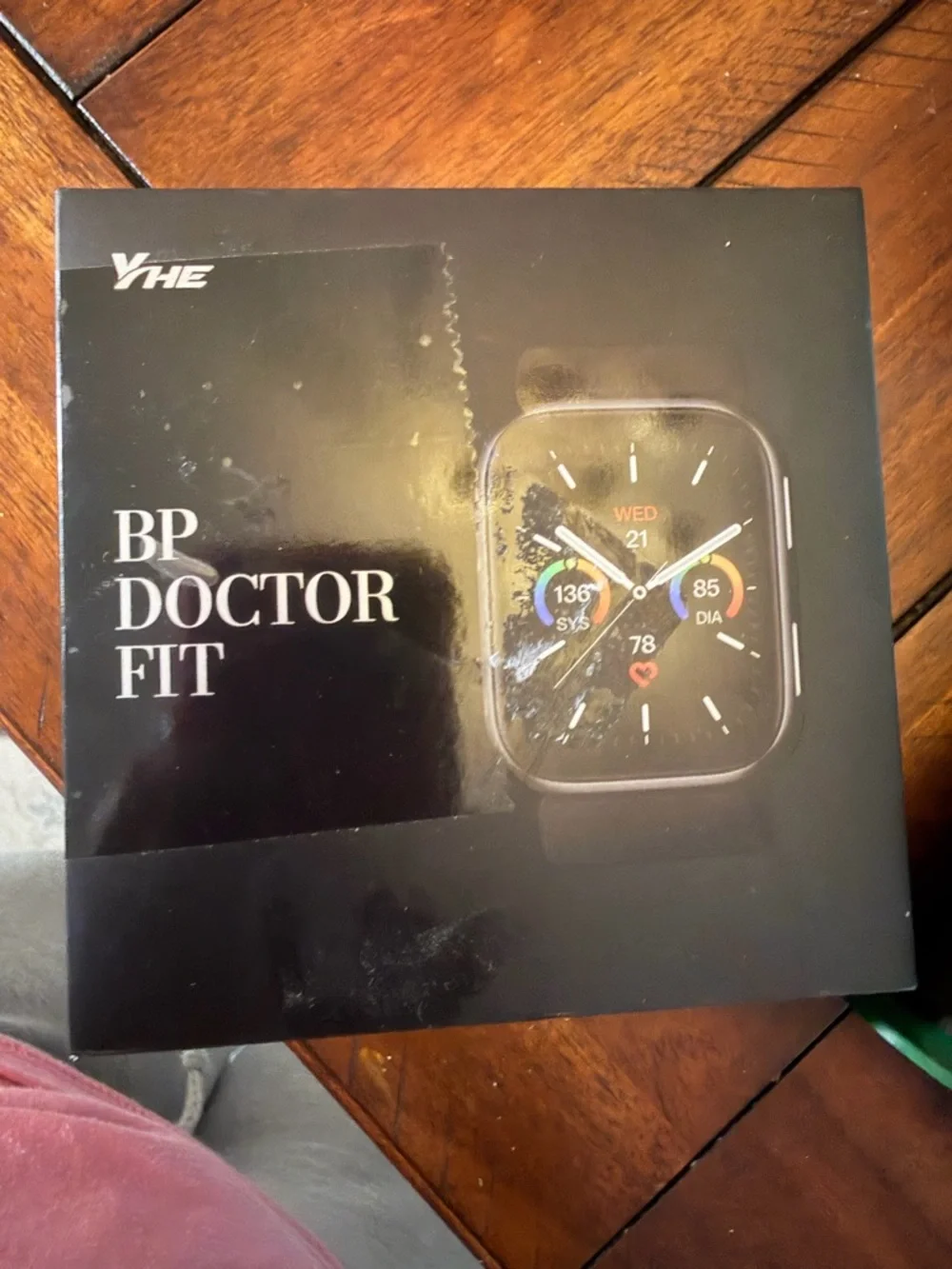 Dark Grey Smartwatch with Blood Pressure & Multi-Sport Tracking